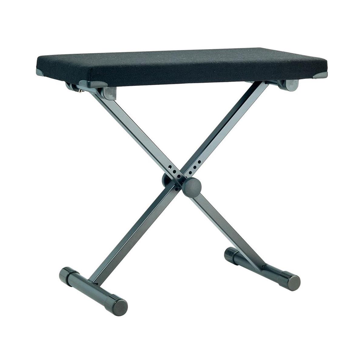 Image of K&amp;M 14076 Keyboard Bench with Fabric Seat
