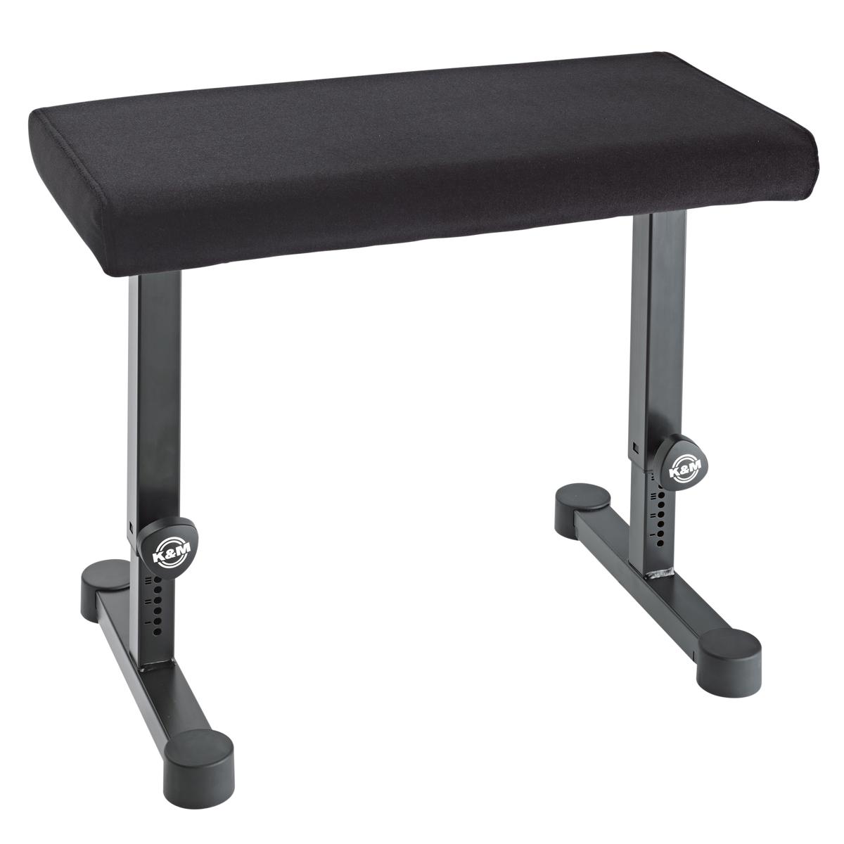 

K&M 14086 Keyboard Piano Bench, 16.929-25.59" Adjustable Height, Black Fabric