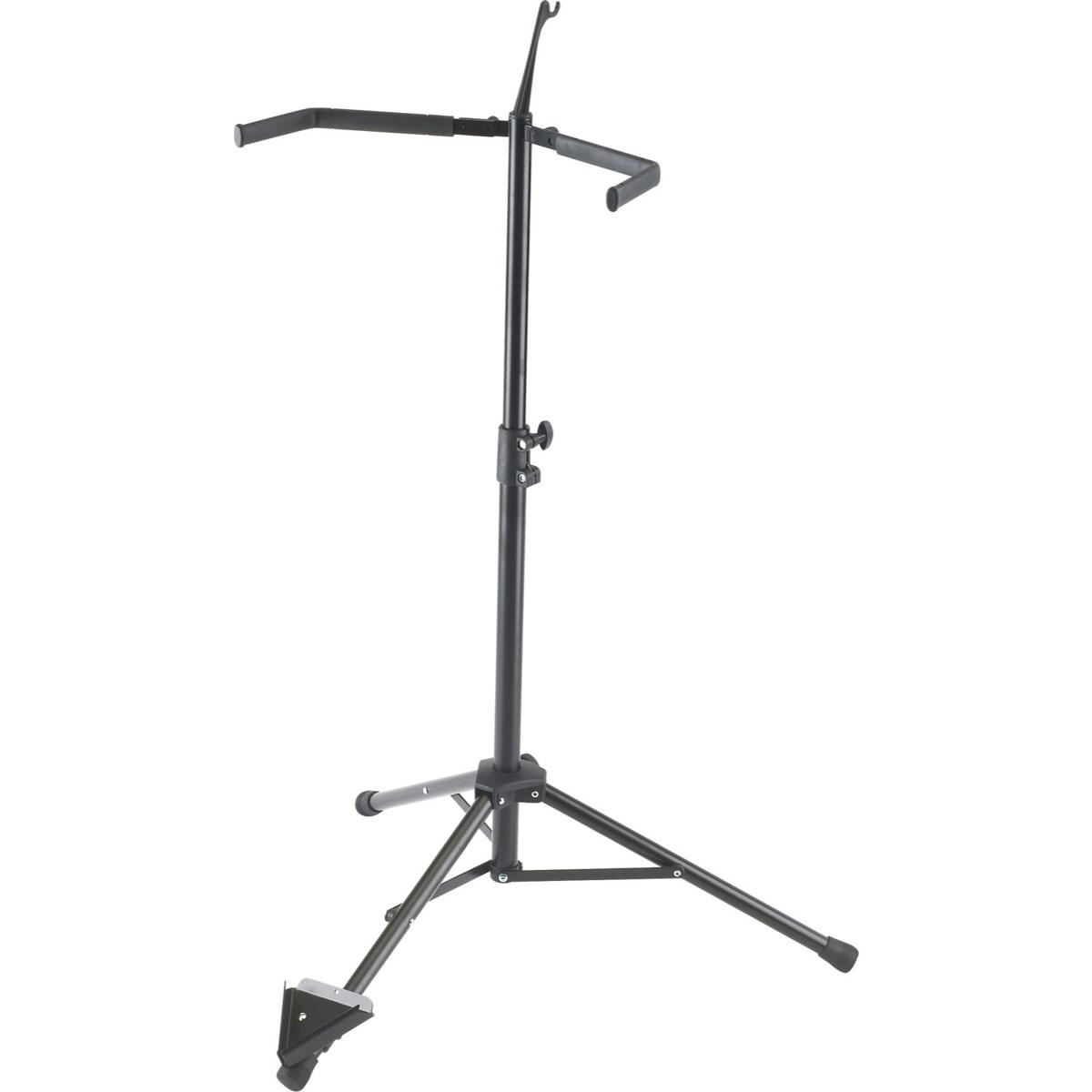 

K&M 141 Double Bass Stand for All Basses, 24.4-44" Adjustable Height, Black