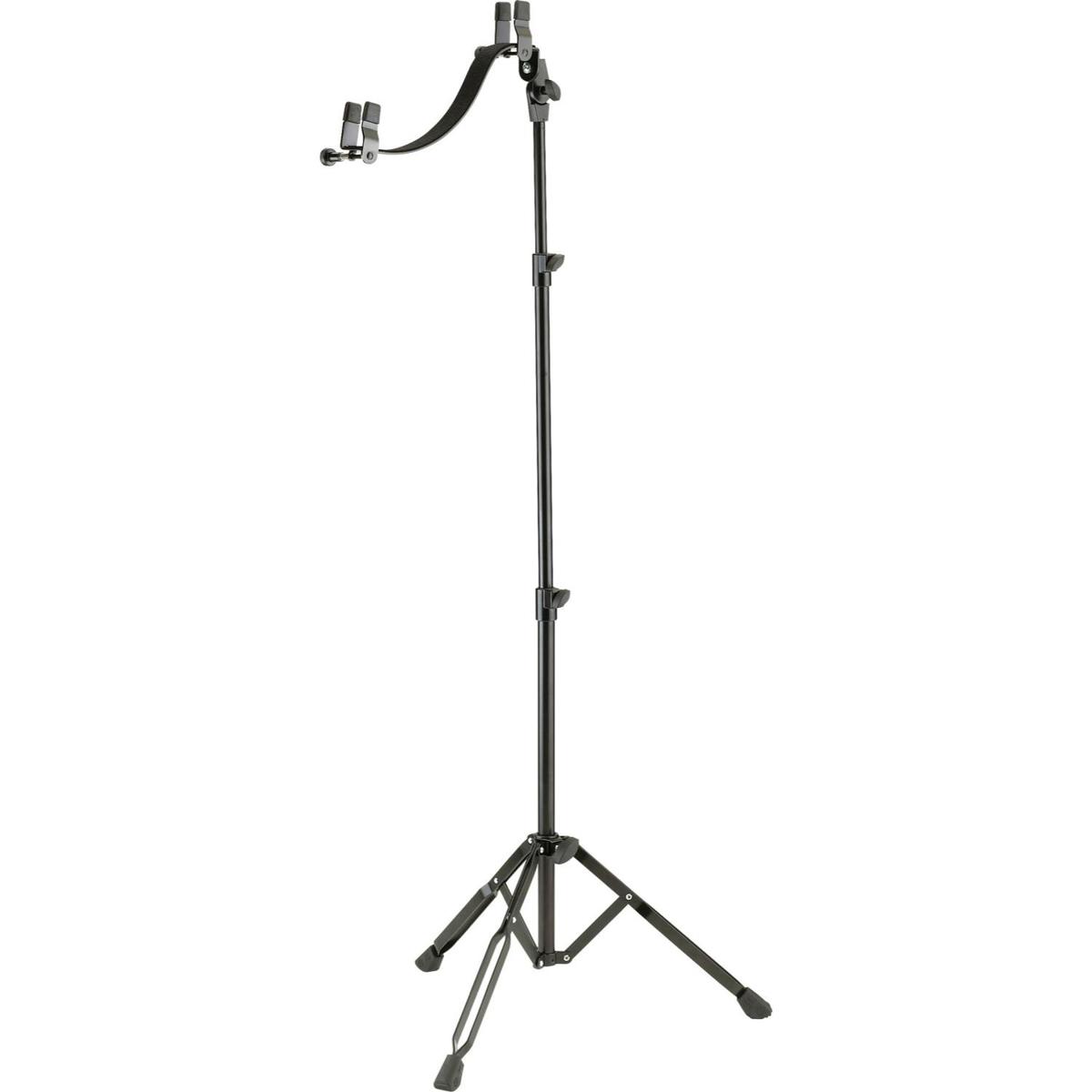 

K&M 14760 Electric Guitar Performer Stand, 27.16-61.02" Height, Black