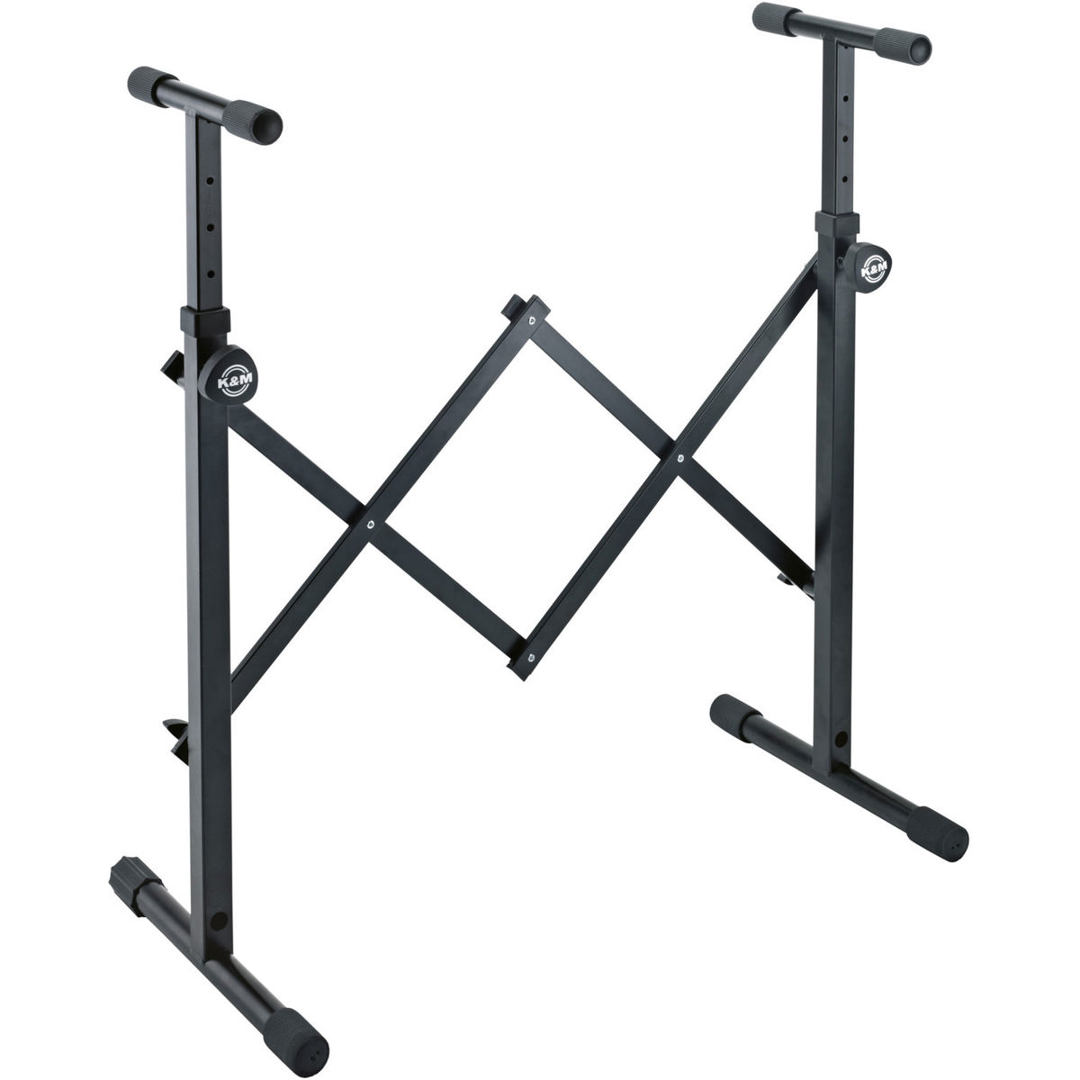 Photos - Guitar Amp / Cab K&M K&M 18826 Equipment Stand, Black 18826.000.55 