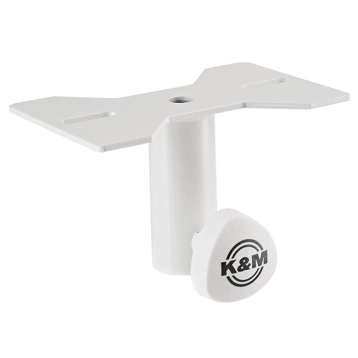 

K&M 19580 Slip-On Speaker Mounting Adapter, Pure White