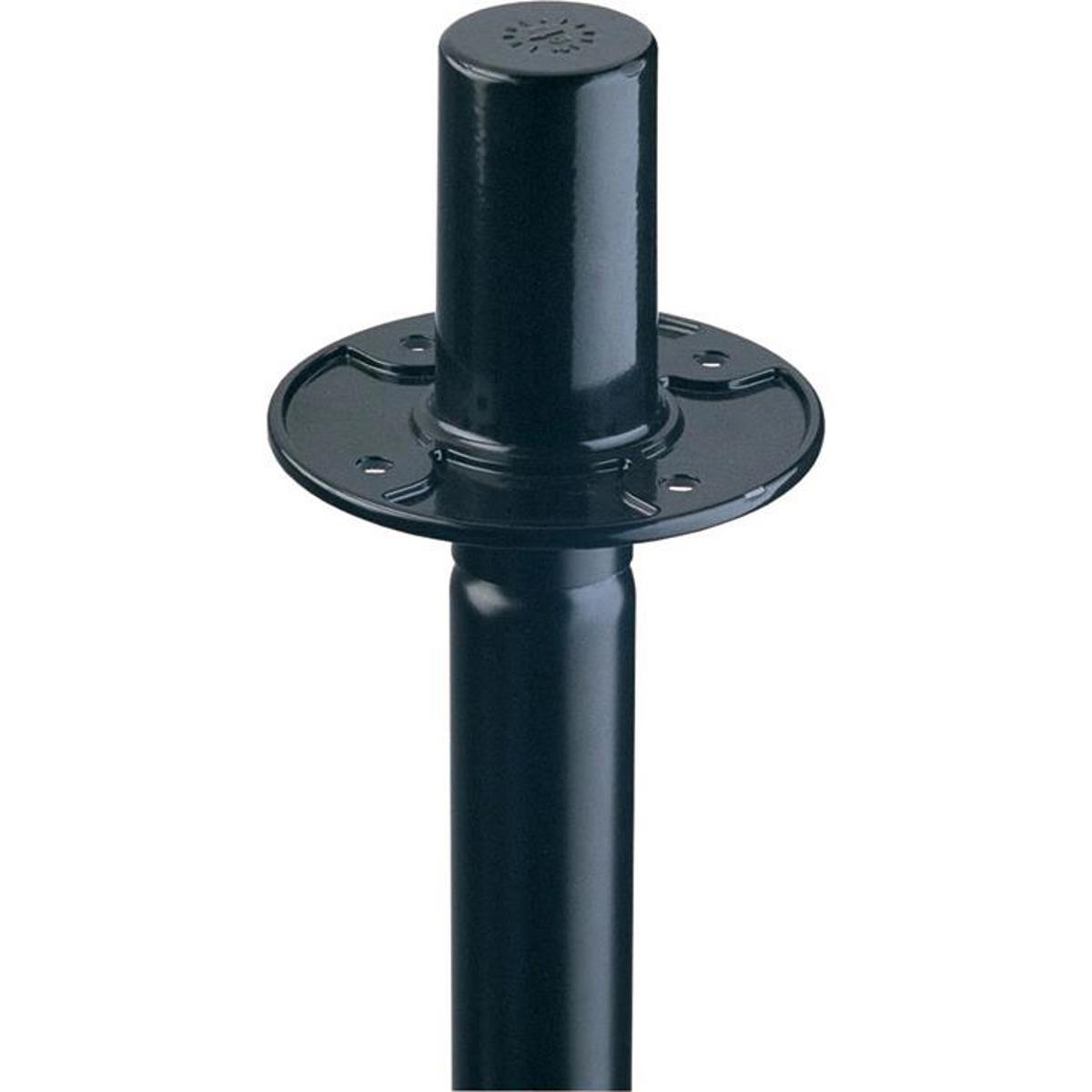 

K&M 19656 Zinc Die-Cast Flange Adapter for Speakers, 2.95" Depth, Black