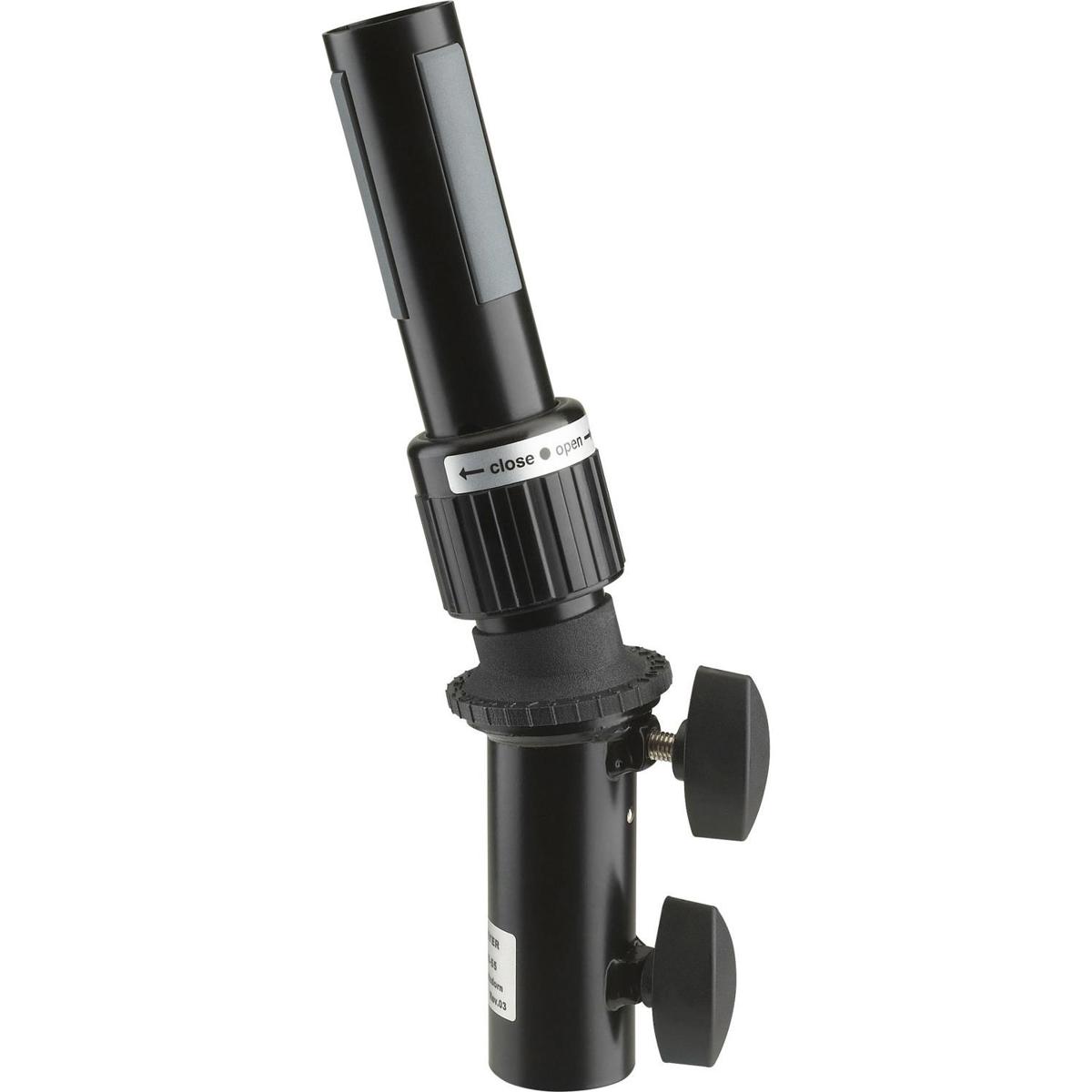 

K&M 19674 Speaker Tilt Connector with Ring Lock, 11.81" Height, Black