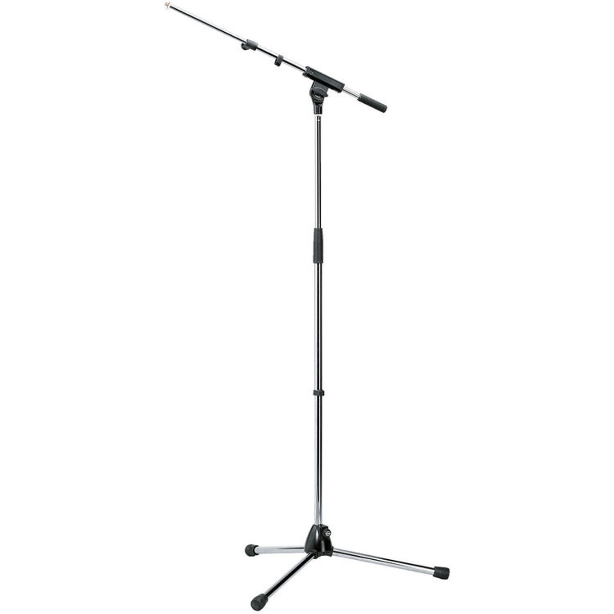 

K&M 210/8 Tripod Mic Stand with Telescoping Boom, 16-28" Boom Arm, Chrome