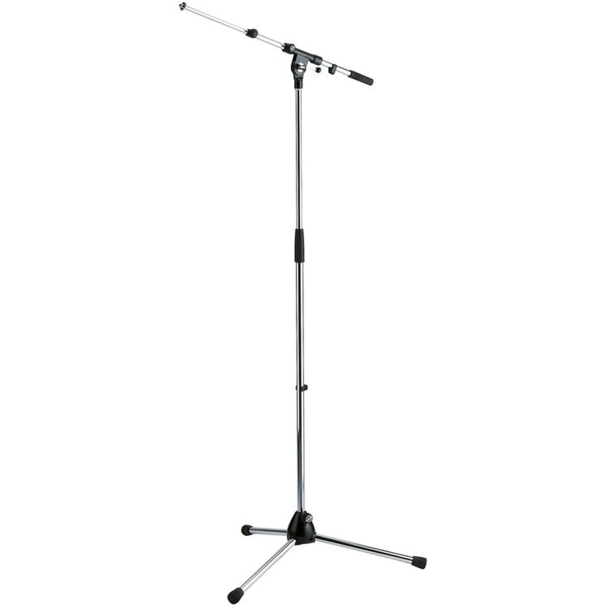 

K&M 210/9 Tripod Mic Stand with Telescoping Boom, 17-29" Boom Arm, Chrome