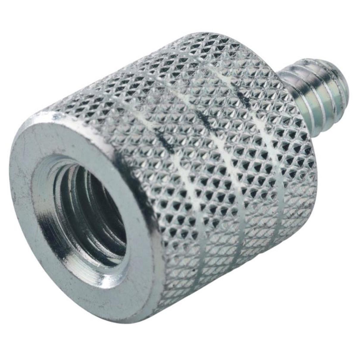 

K&M 21920 Zinc-Plated Thread Adapter with Knurled Surface