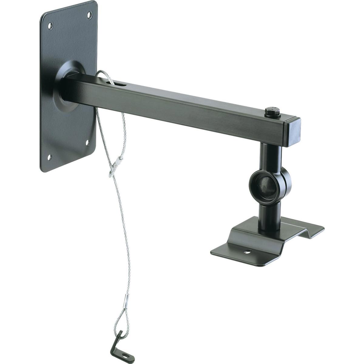 

K&M 24195 Speaker Wall/Ceiling Mount, 33.04 lb Capacity, Black