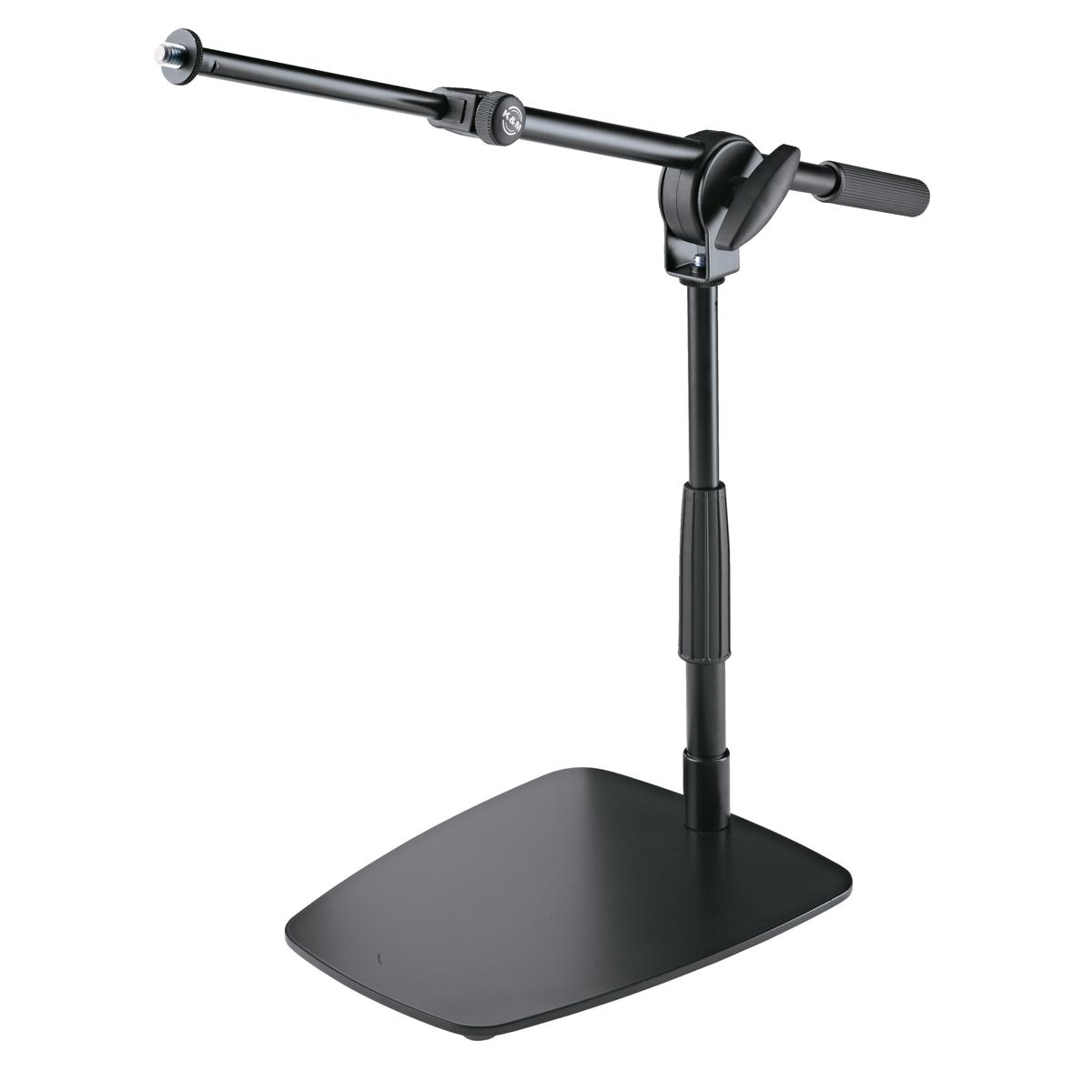 

K&M 25993 Tabletop/Floor Microphone Stand,10.82 to 15.94"Adjustable Height,Black