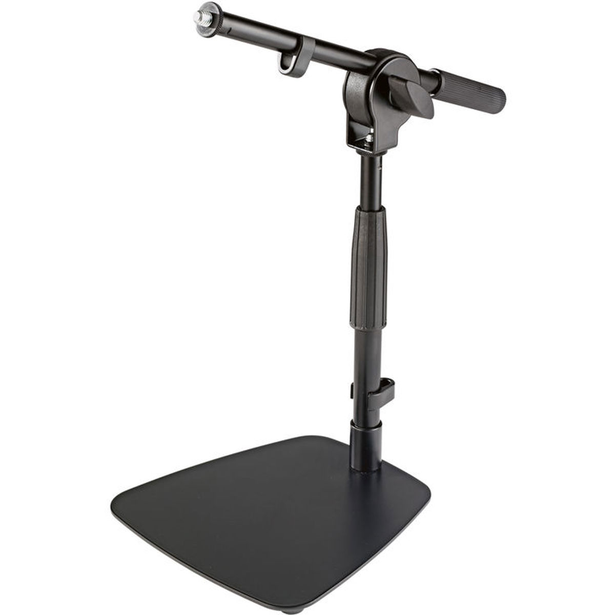 

K&M Floor and Tabletop Microphone Stand with Short Boom