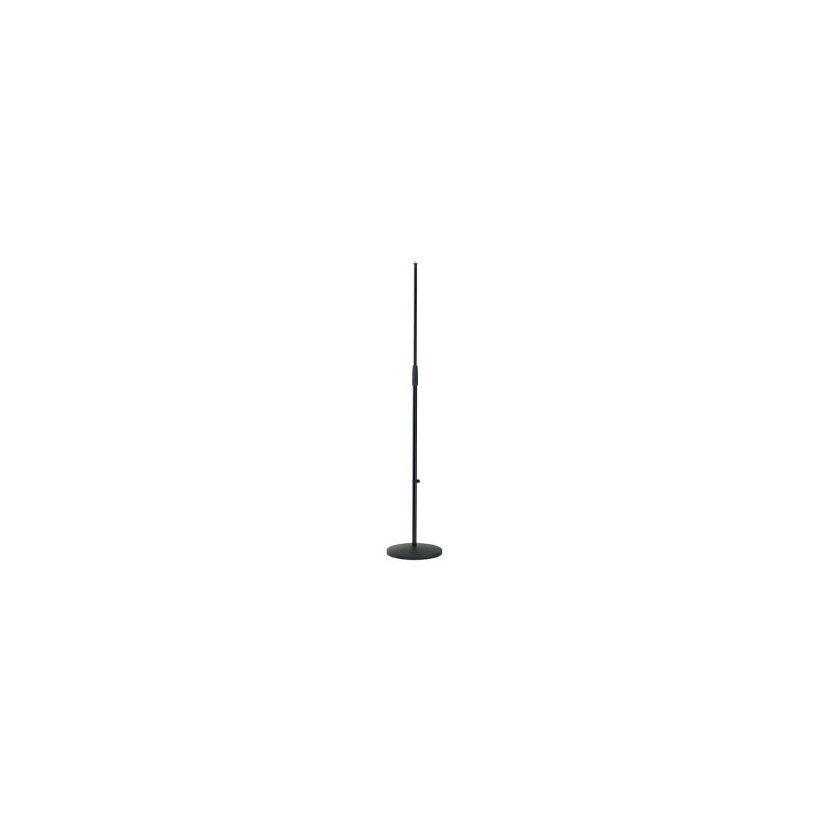 K&M 260/1 One-Hand Adjustable Microphone Stand, 34.3-62" Height, Black -  K&M, 26010.500.55
