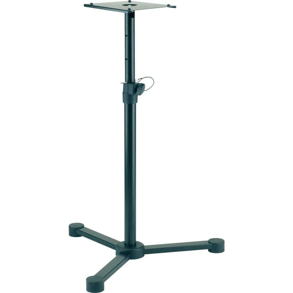 

K&M 26720 Monitor Stand, 26.7-44.88" Height, 77.16 lb Capacity, Black