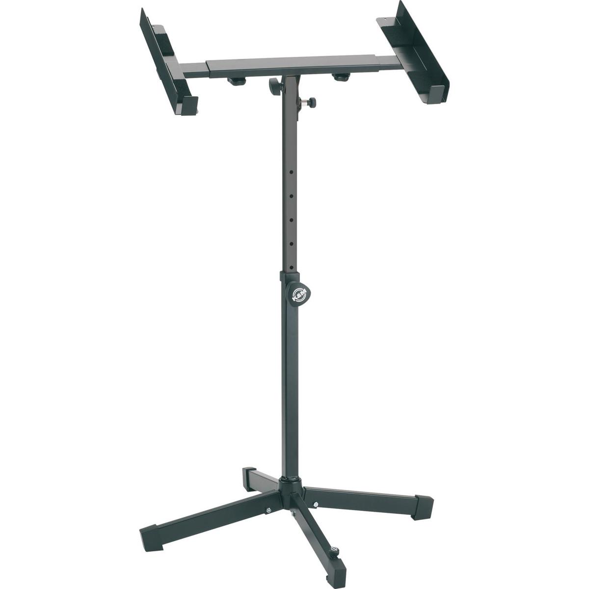 

K&M 28075 Heavy-Duty Amplifier & Mixer Stand, 77.09 lb Capacity, Black