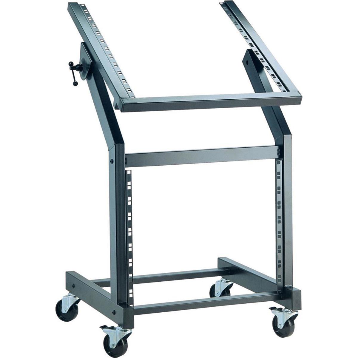 

K&M 42020 Rack Wagon, 9 & 12 Space Height, 110 lb Capacity, Black