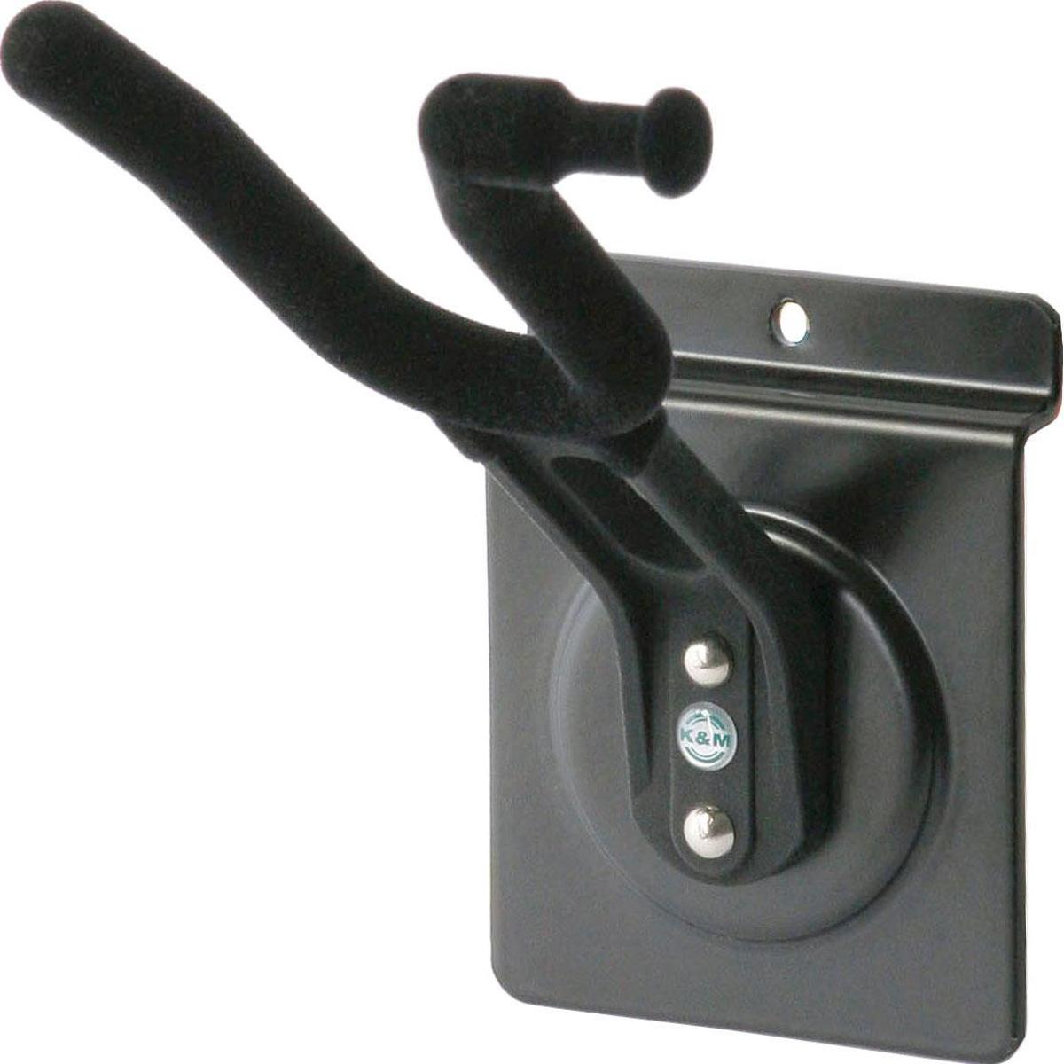 

K&M 44210 Slatwall Mount Holder for Violin, Black