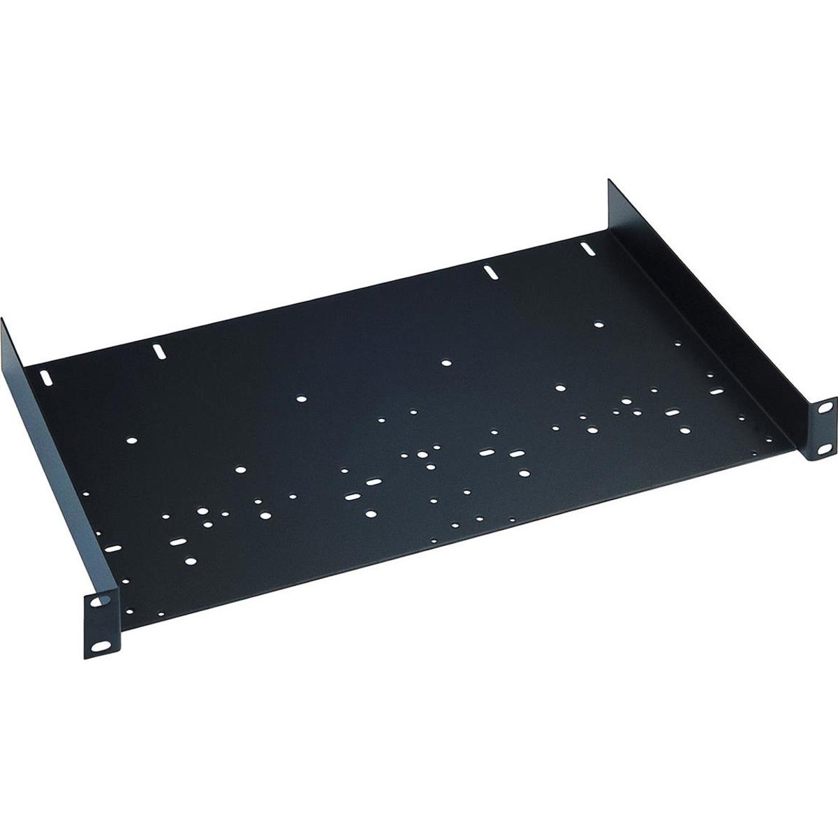

K&M 49035 9.4" Universal Rack Shelf, 1 Space, Black