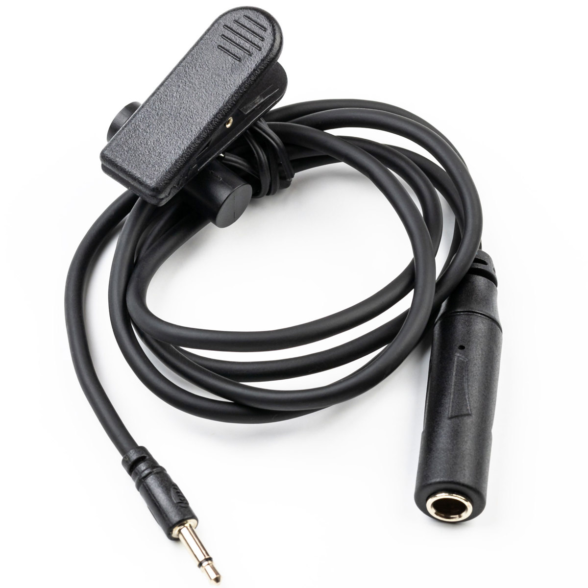 

KNA Pickups 3' Secure Lead Cable 1/8" M to 1/4" F and Adjustable Safety Clip