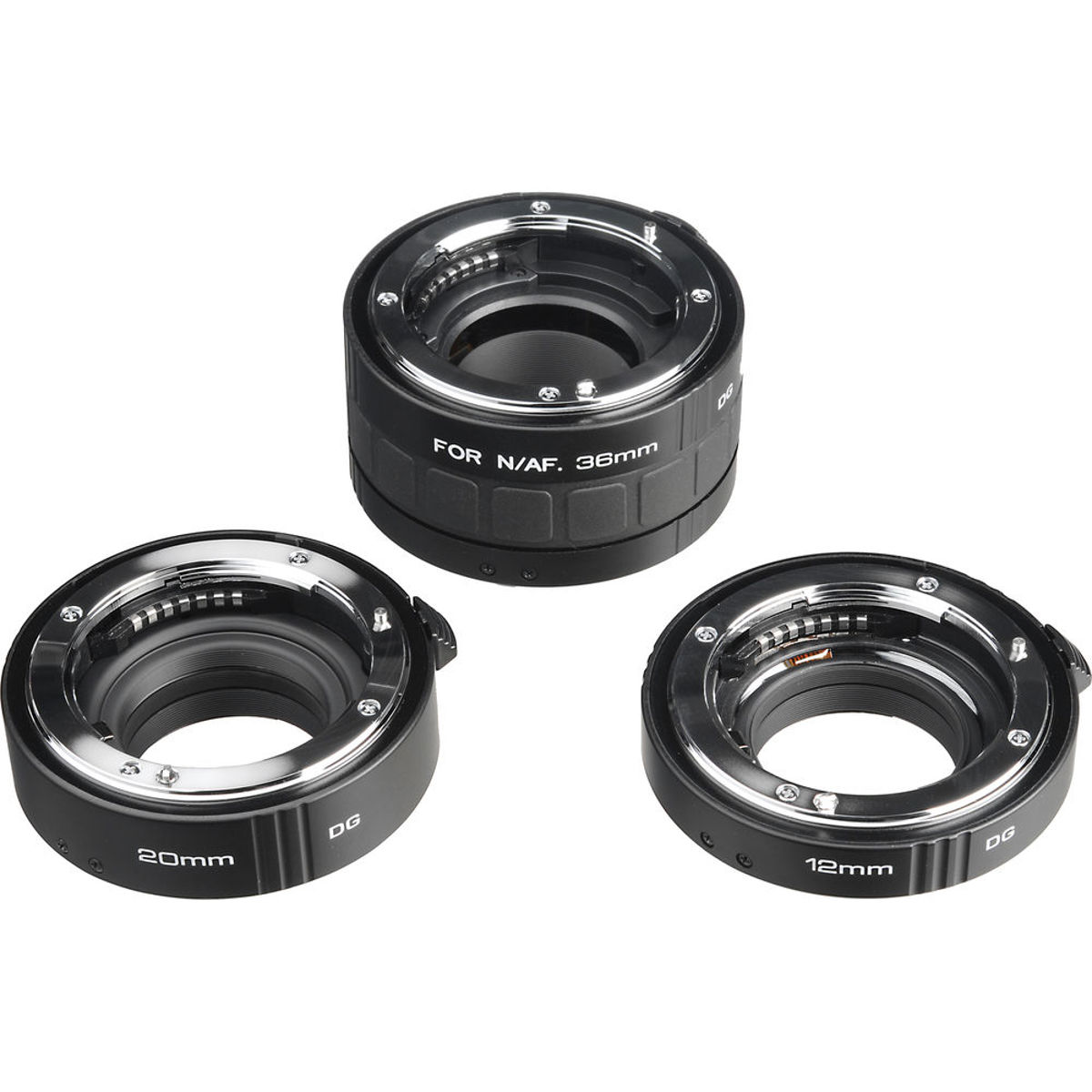 

Kenko AEXTUBEDGN DG Auto Extension Tube Set Nikon (12, 20 & 36mm Tubes)