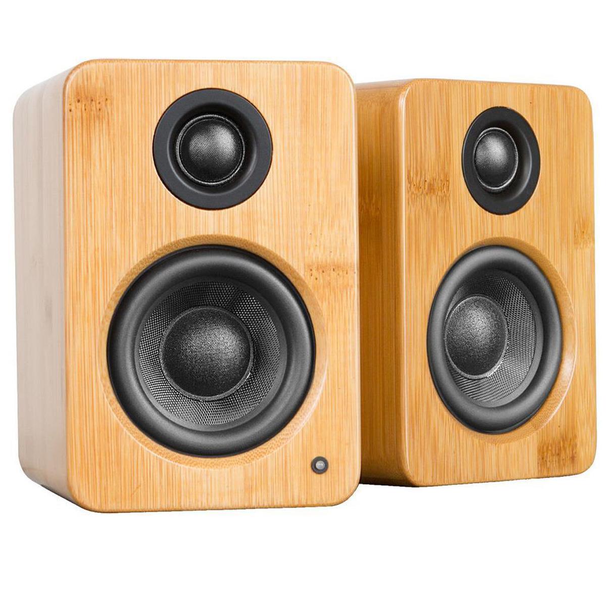 

Kanto YU2 Powered Desktop Speakers, Pair Bamboo No Stand Included
