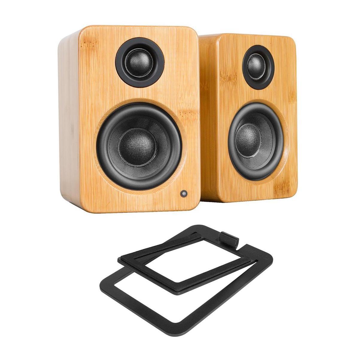 

Kanto YU2 Powered Desktop Speakers, Pair Bamboo Stand Included