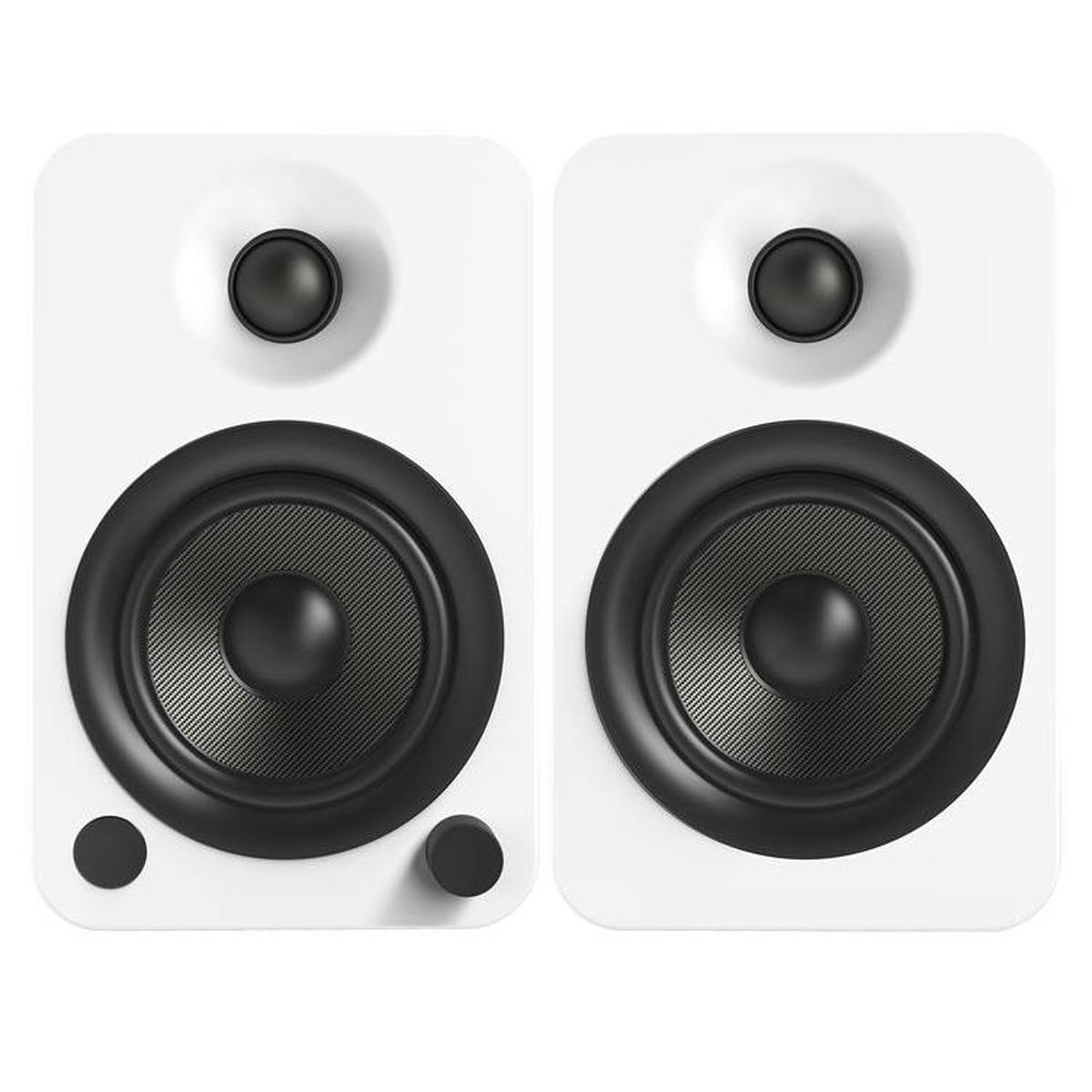Image of Kanto YU4 Powered Speakers with Bluetooth and Phono Preamp Matte White