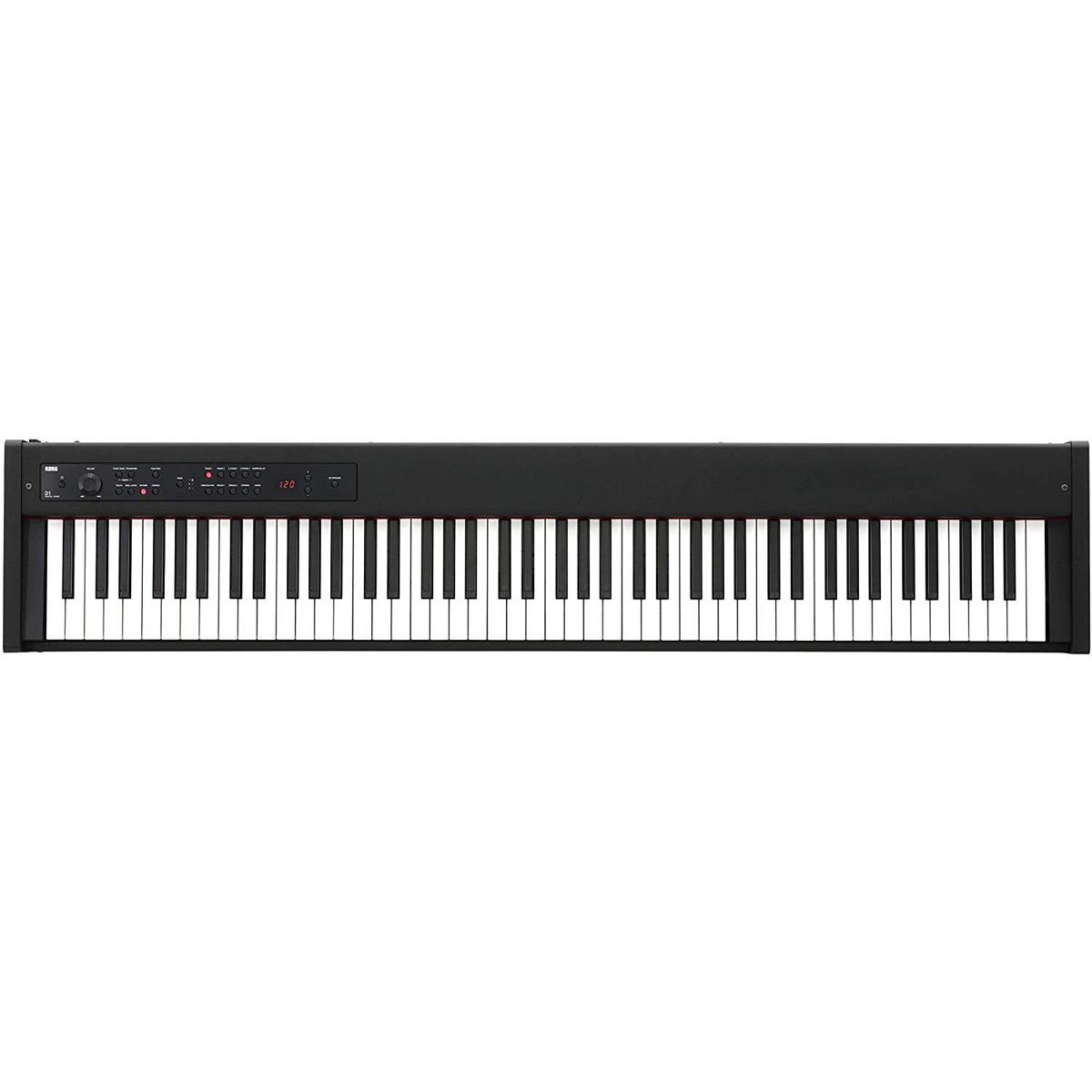 

Korg D1 Slimline 88-Key Digital Piano with Damper Pedal, 30 Sounds, Black