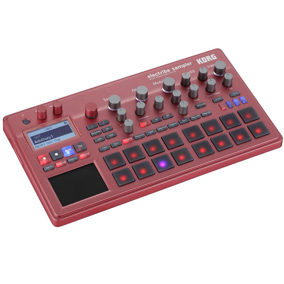 

Korg Electribe Sampler-Based Music Production Station In ESX, V2.0 Software, Red