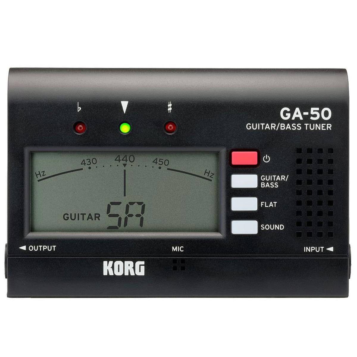 

Korg GA-50 Guitar/Bass Tuner, Black