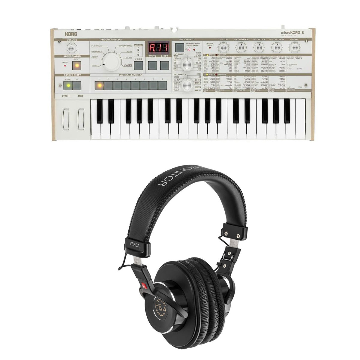 

Korg microKORG Analog Modeling Synthesis with Headphones