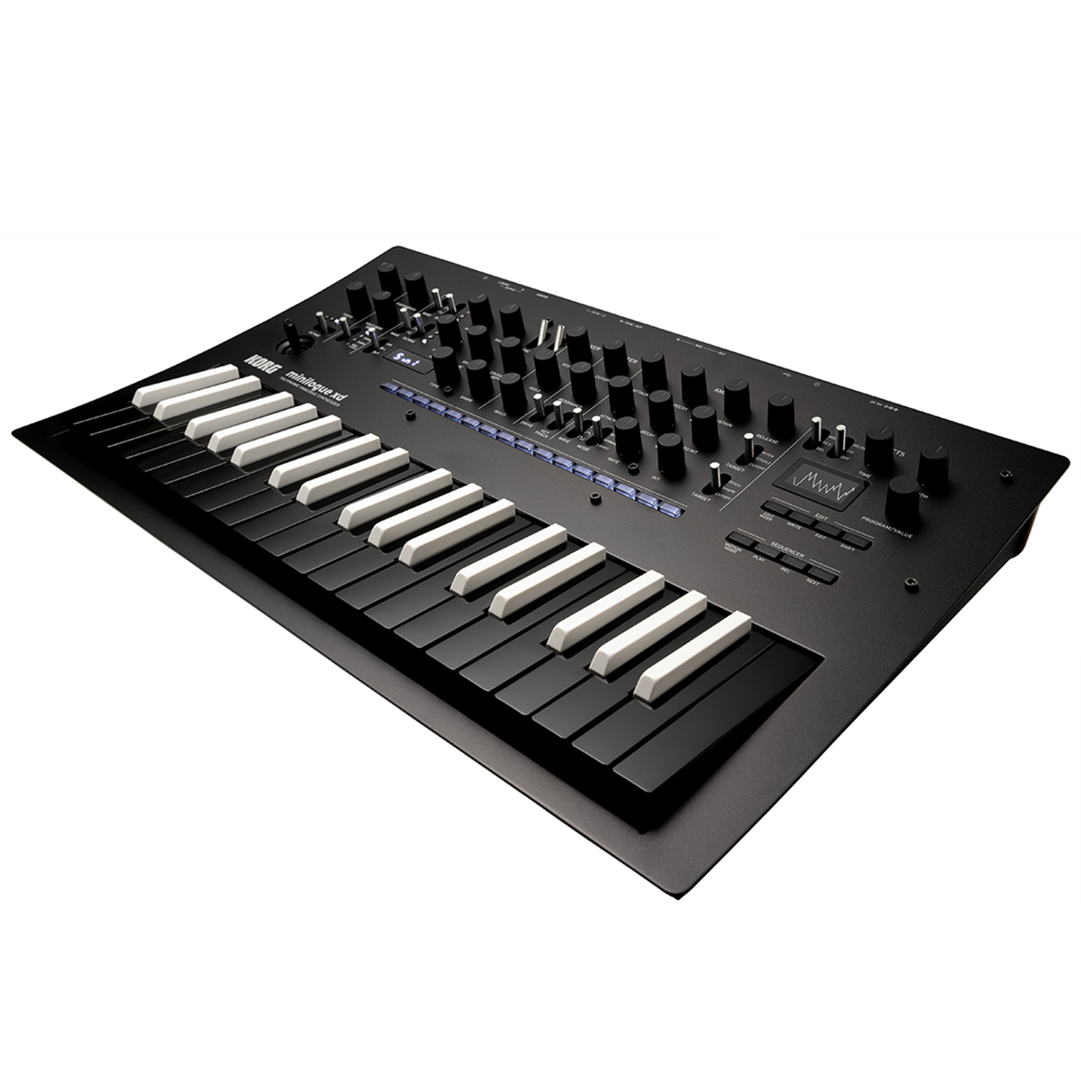 

Korg minilogue xd Inverted LE 37-Keys Polyphonic Analog Synthesizer, Black Keys