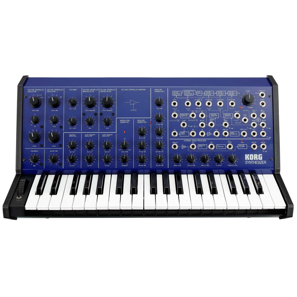 

Korg MS-20 FS Monophonic Analog Synthesizer, 2 Oscillators, 37 Mini-keys, Blue