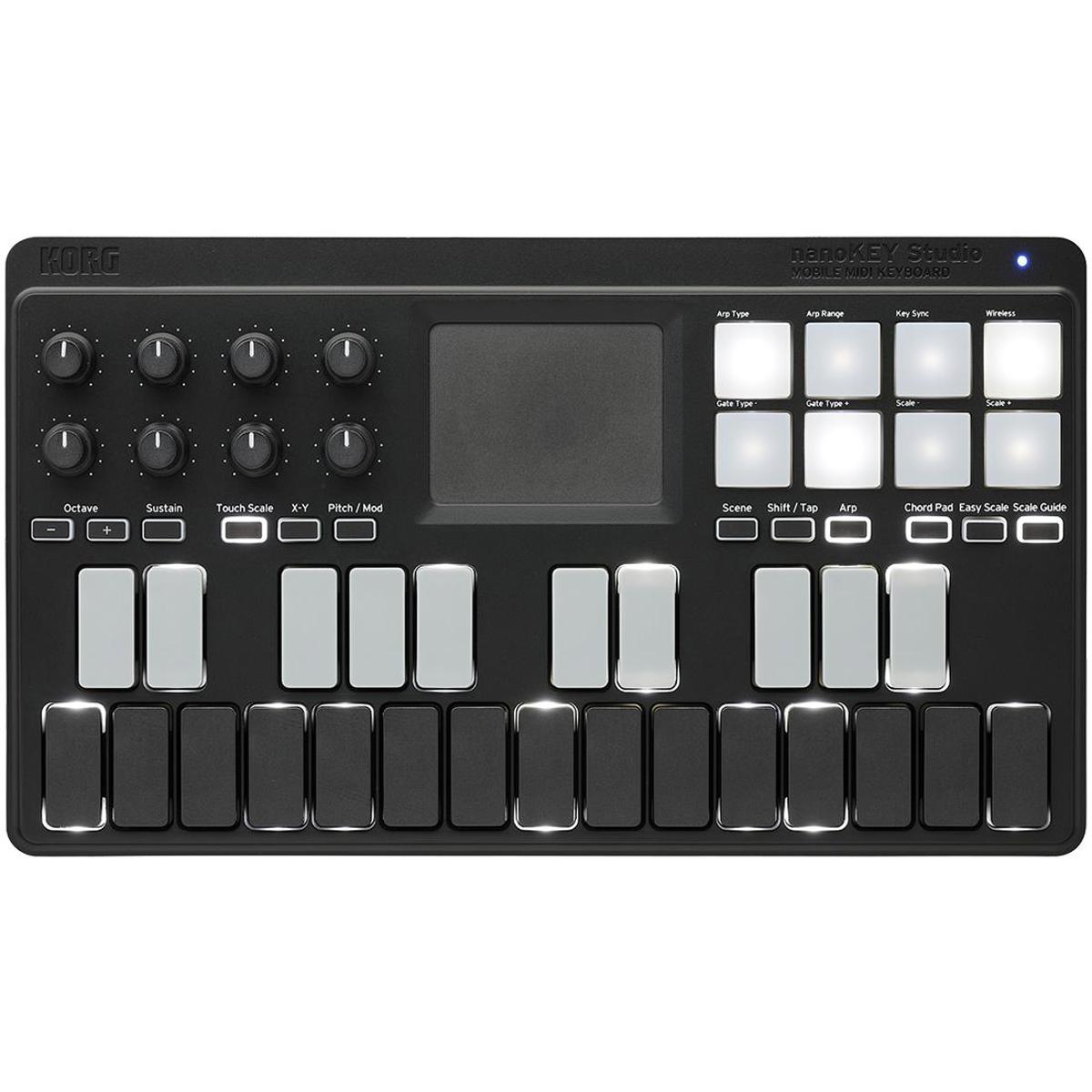 

Korg nanoKEY Studio Mobile MIDI Keyboard with 25 Backlit Keys