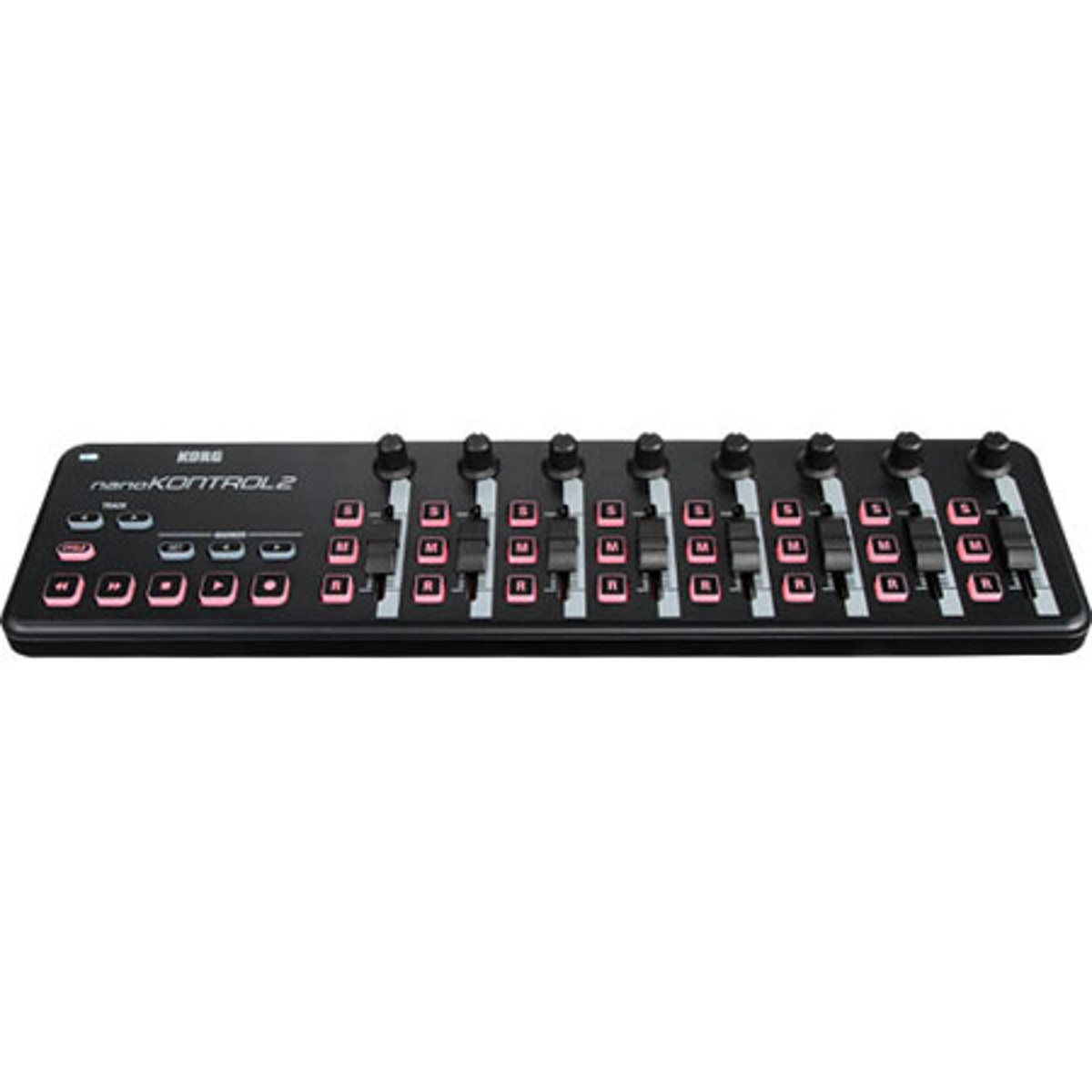 Photos - MIDI Keyboard Korg NanoKONTROL2 Slim-Line USB MIDI Controller, Black NANOKON2BK 