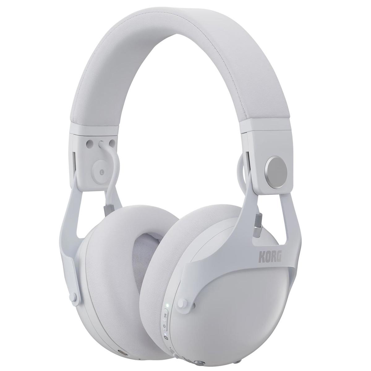 

Korg NCQ1 Smart Noise Canceling DJ Headphones with Bluetooth, White