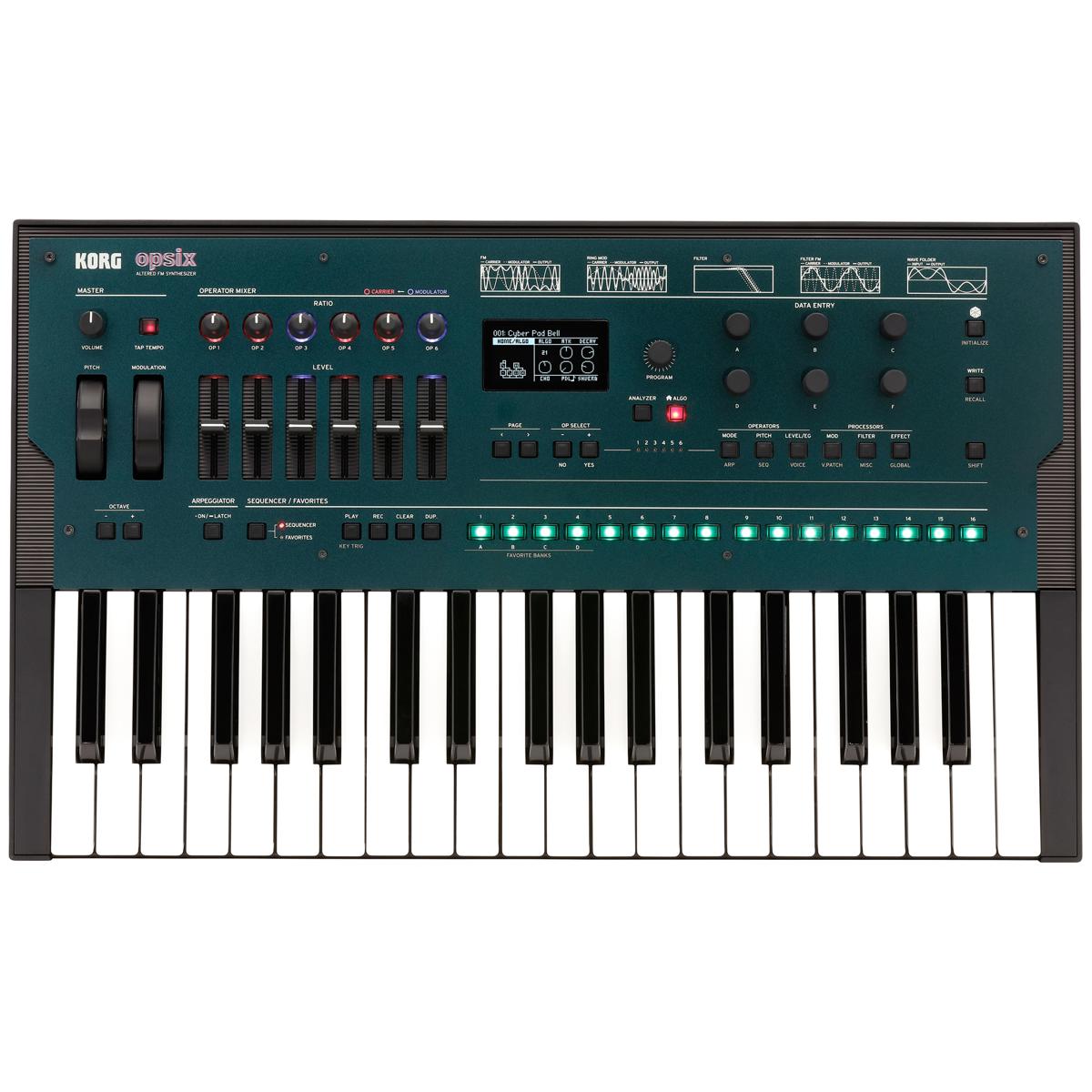 

Korg opsix 37-Key Altered FM Synthesizer