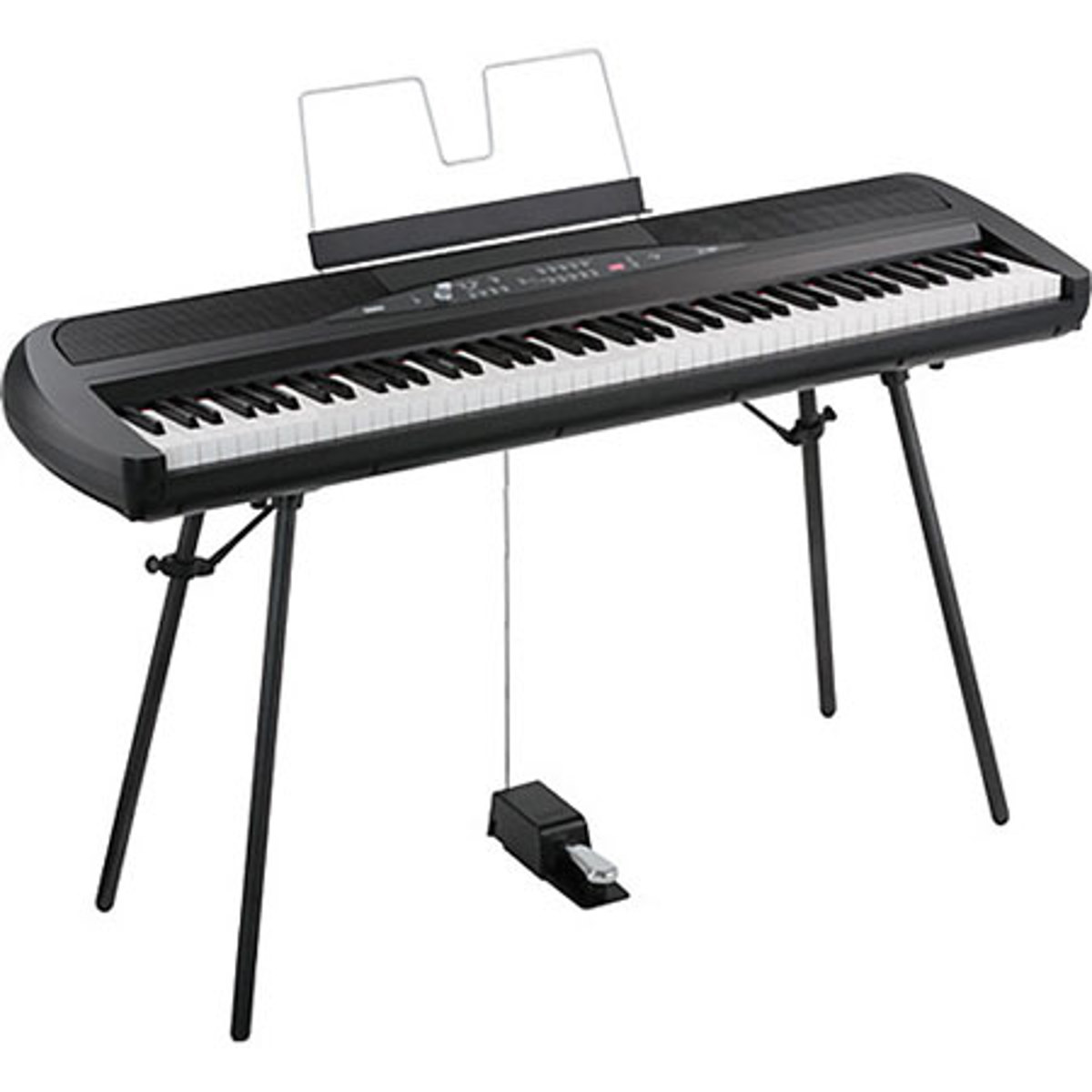 

Korg 88 Key Portable Digital Piano with Speakers, Black (Open Box)
