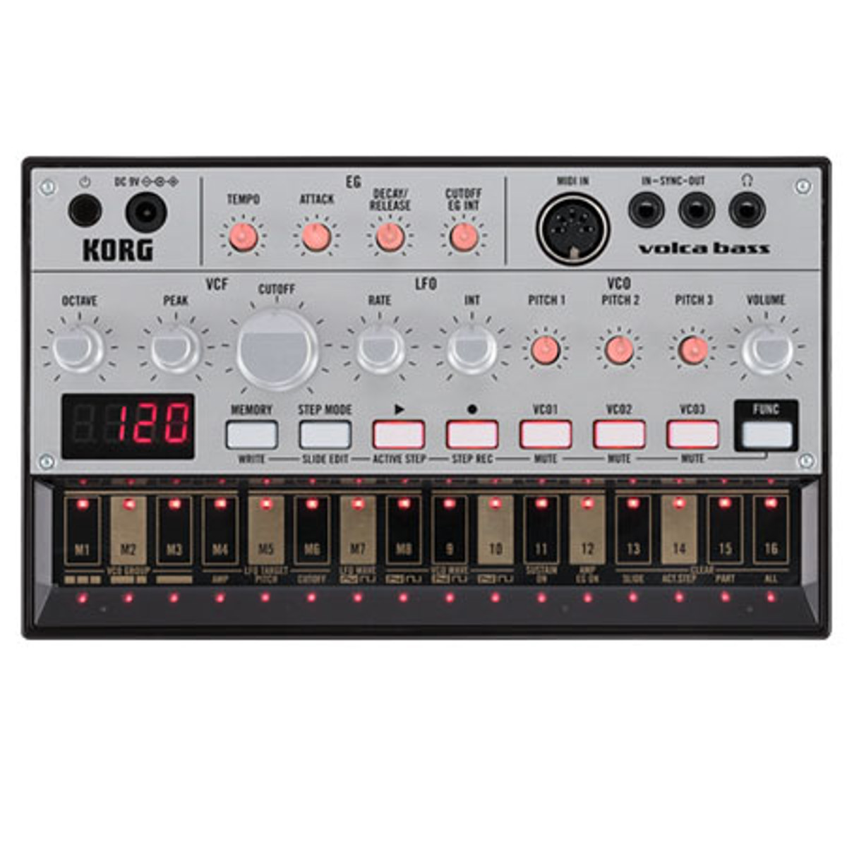 Image of Korg Volca Analog Bass Machine Synthesizer