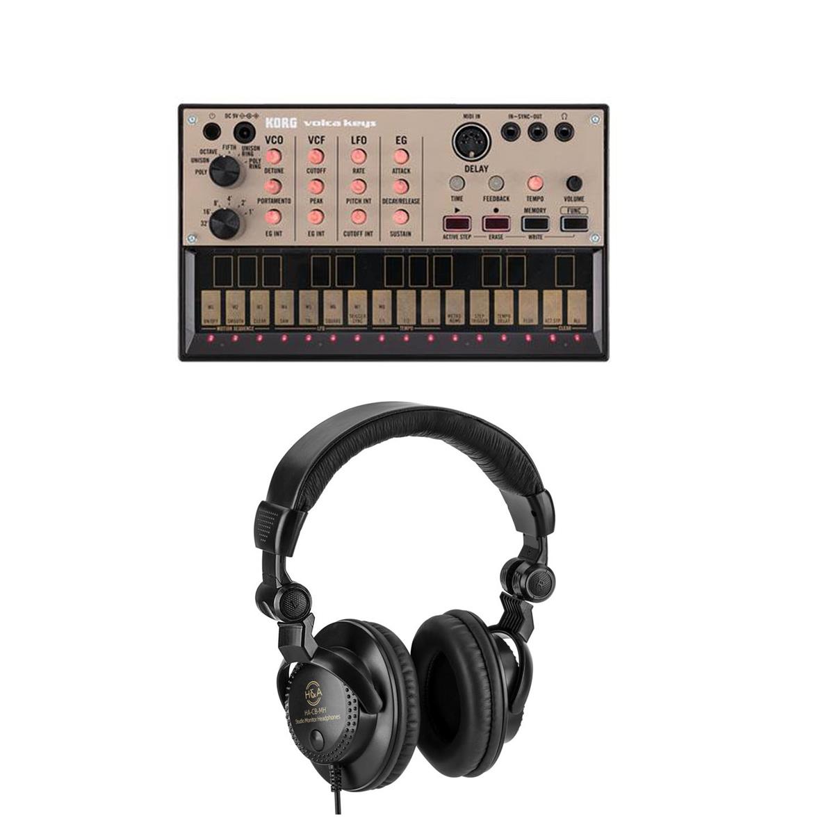 Image of Korg Volca Keys Analog Loop Synthesizer with Headphones