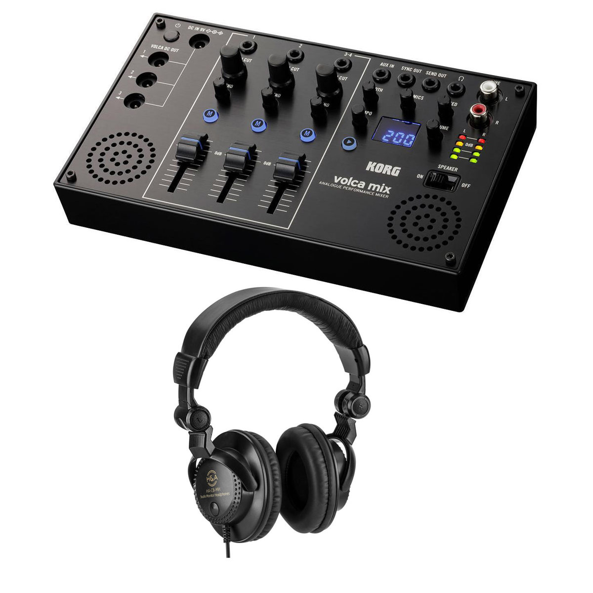 

Korg Volca Mix 4-Channel Analog Performance Mixer with Headphones