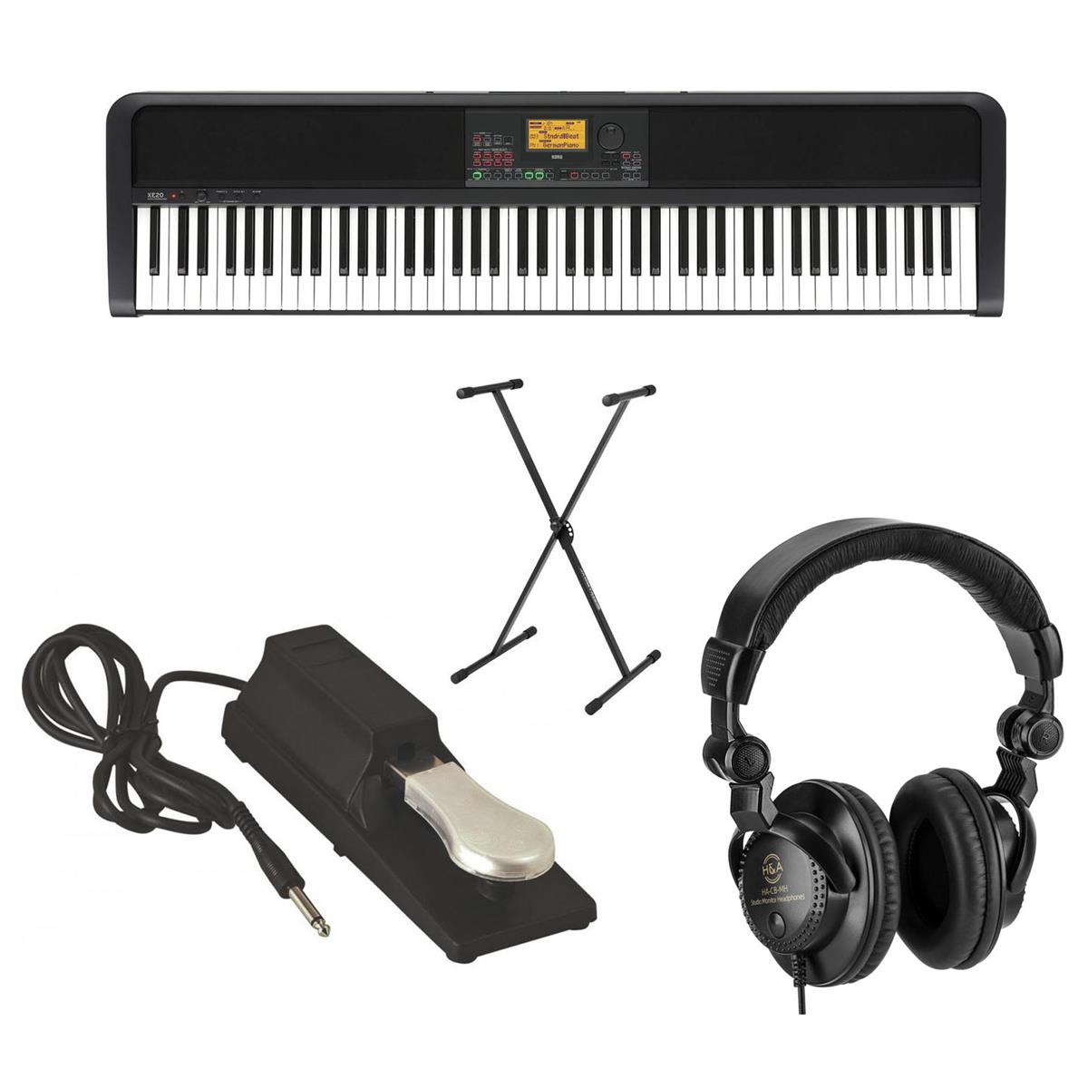 Image of Korg XE20 88-Key Home Digital Ensemble Piano with Accessories Kit