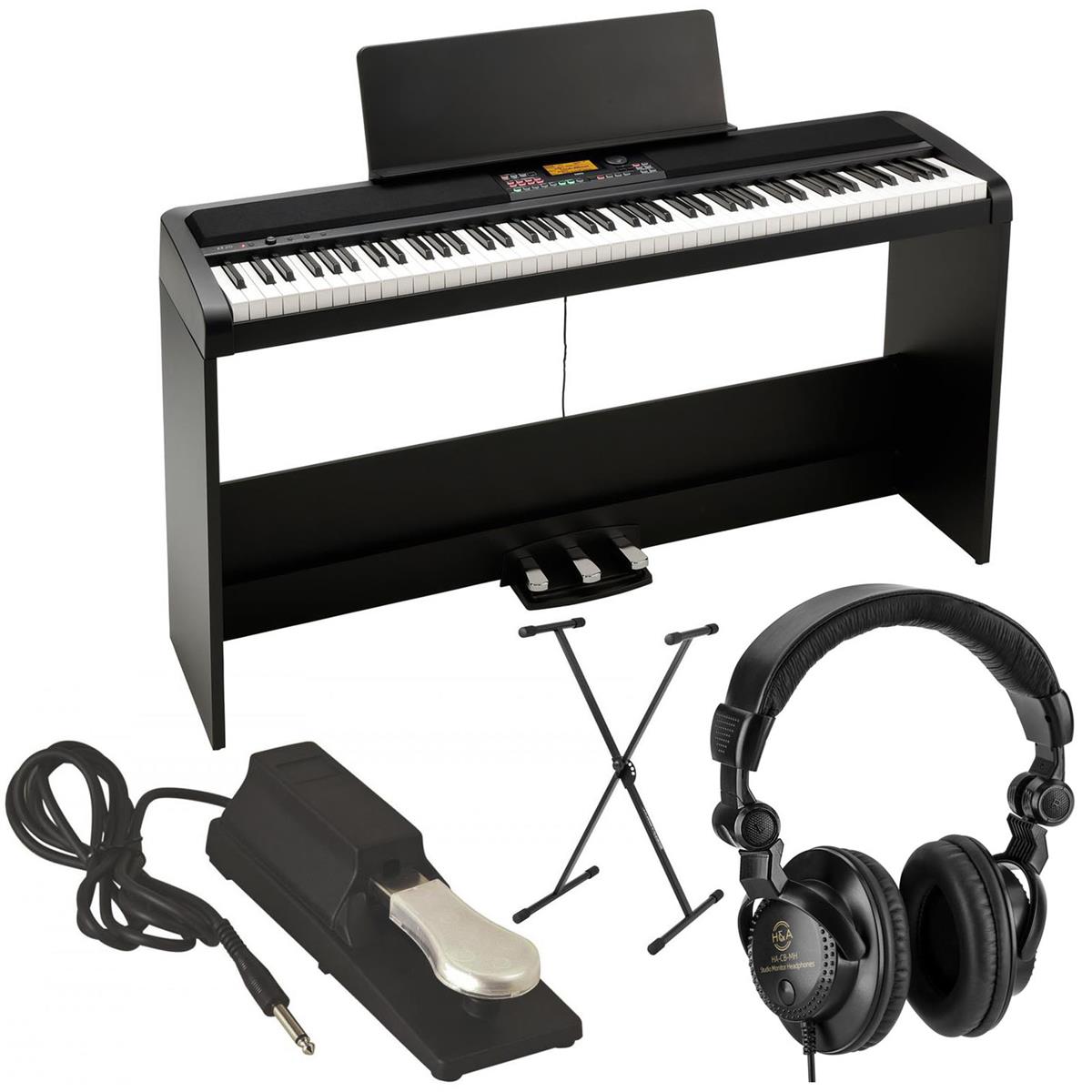 Image of Korg XE20SP 88-Key Home Digital Ensemble Piano with Accessories Kit