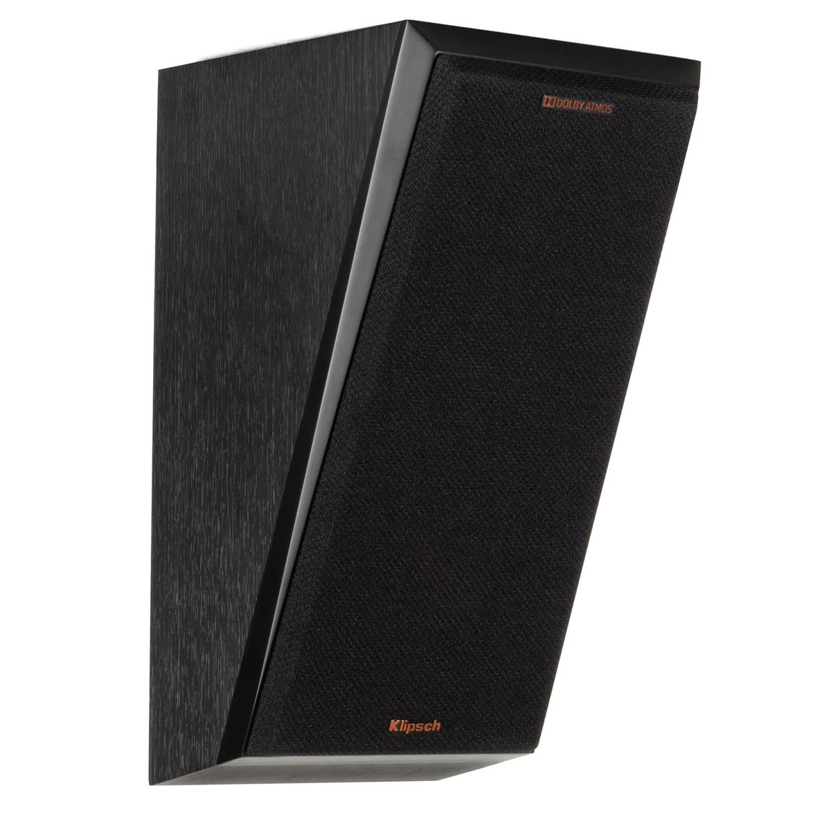 Klipsch RP-500SA 2-Way Dolby Atmos Surround Sound Speakers, Ebony, Pair -  1066507