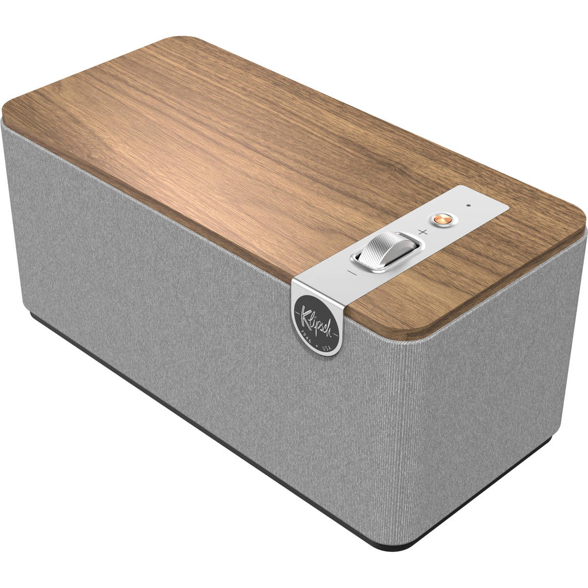 

Klipsch The One Plus 60W Premium Tabletop Bluetooth Speaker Walnut