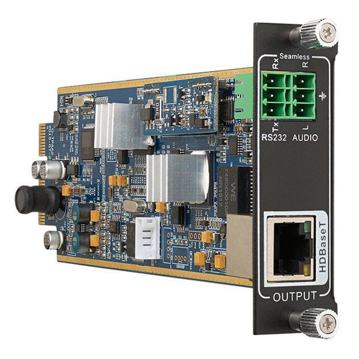 

KanexPro Flexible 1-Output 4K HDBaseT Card with De-Embedded PCM Audio