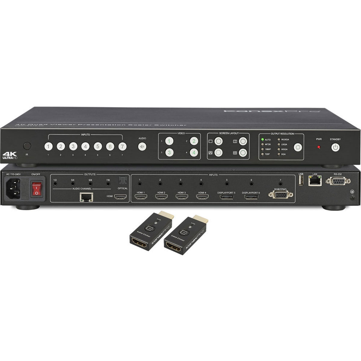 

KanexPro 4K Video Tiler & Scaler Switcher