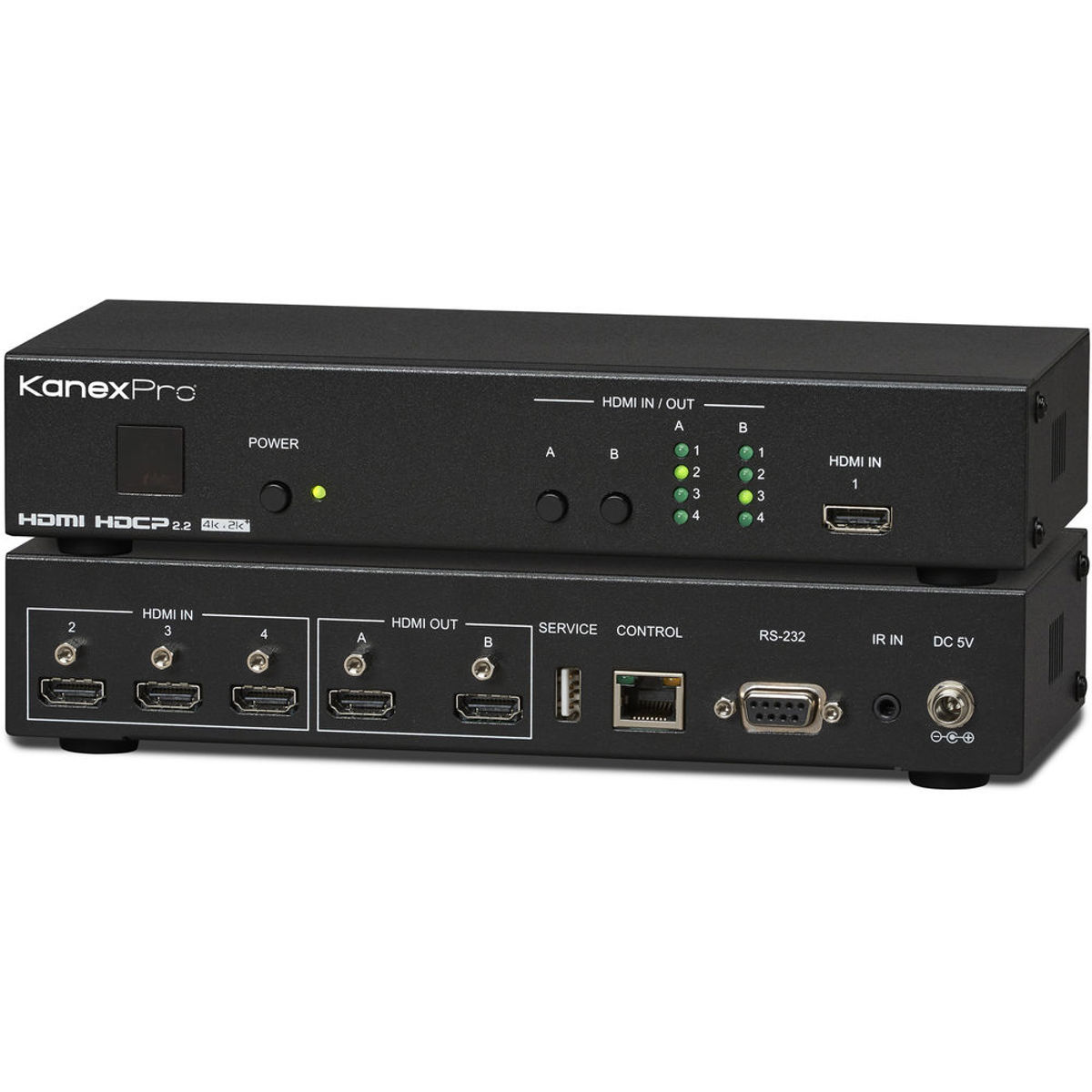 

KanexPro HDMX42-18G 4x2 HDMI 4K/60 Matrix Switcher with HDR10 & EDID Management