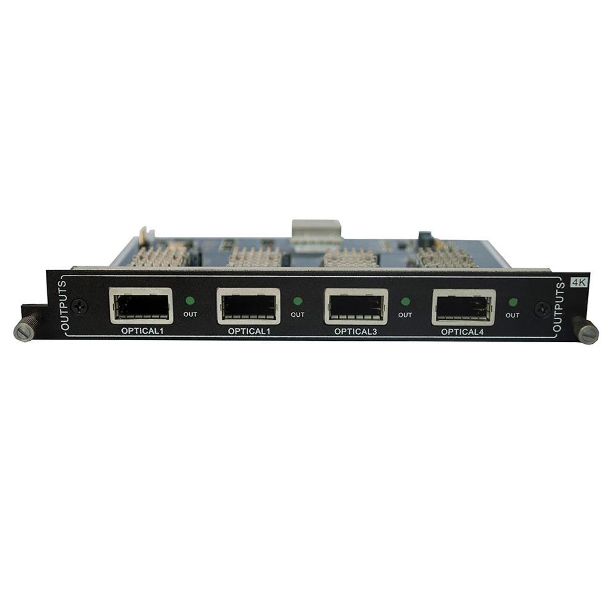 

KanexPro 4-Output Fiber Card to Modular Matrix with 4K Support