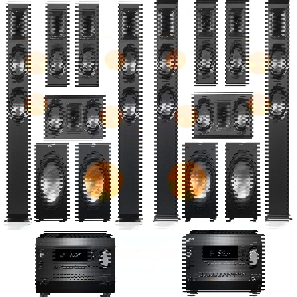 

Klipsch Reference 5.2 Home Theater System with Yamaha AVENTAGE RX-A2A receiver