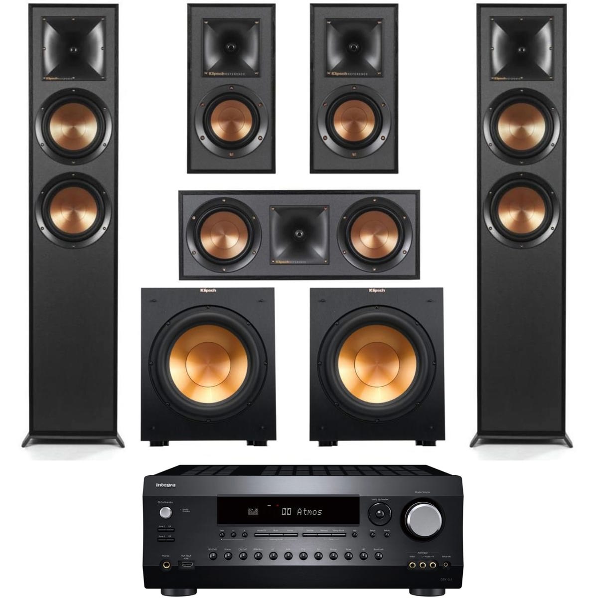 Image of Klipsch Reference 5.2 Home Theater System with Yamaha AVENTAGE RX-A2A receiver