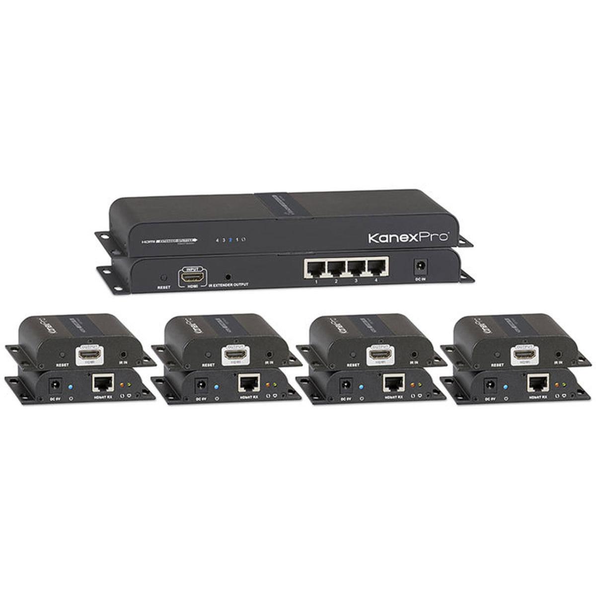 

Klipsch KanexPro HDMI 1x4 Distribution Amplifier over CAT5e/6 Outputs